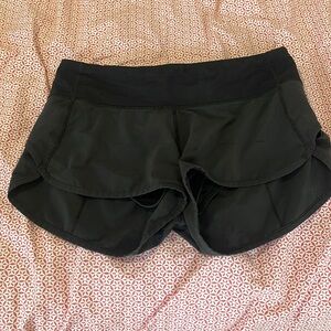 Lululemon Speed Up Lined Short 2.5" black size 2